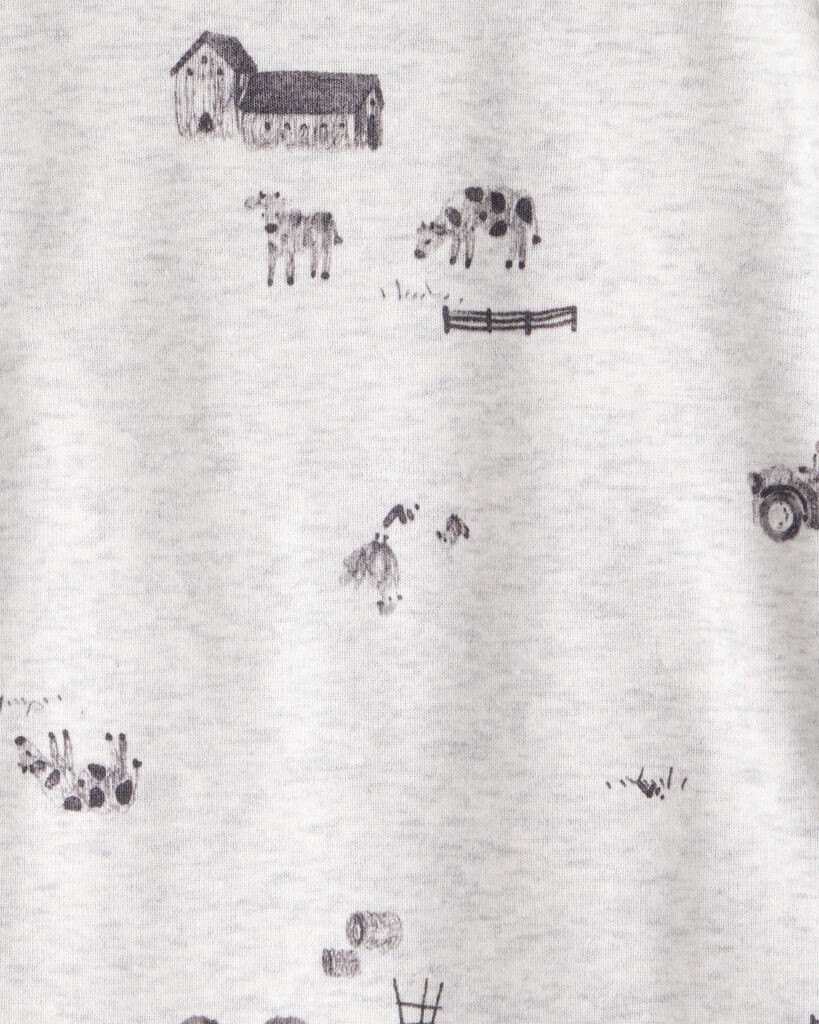 slide 3 of 5, Carter's Baby Boy 4-Pack Sheep Print Long-Sleeve Multipack Bodysuits Multi 24M, 1 ct