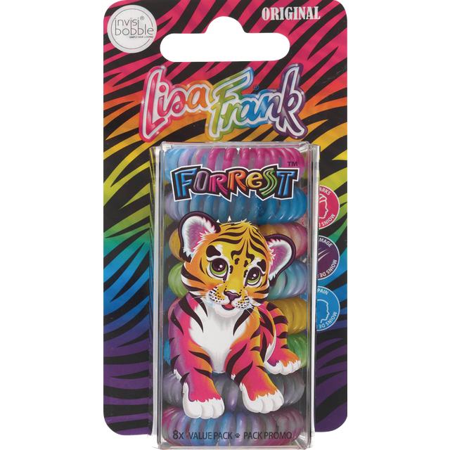 slide 1 of 1, INVISIBOBBLE Lisa Frank You'Re Roarsome 8Pc, 1 ct