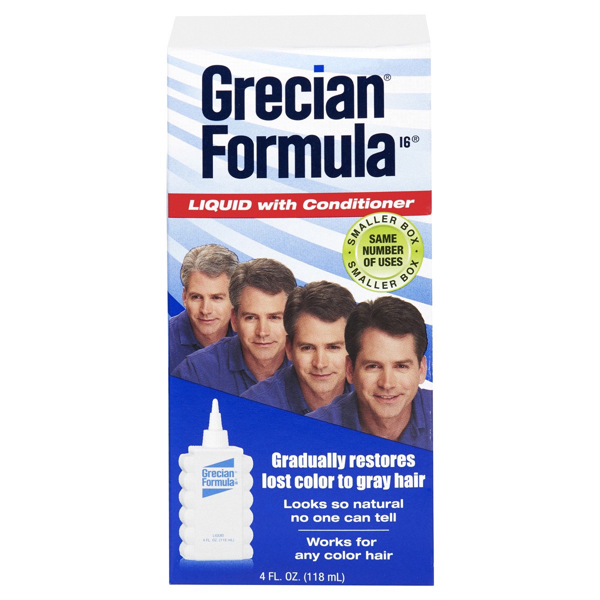 slide 1 of 5, Just for Men Grecian Formula Liquid With Conditioner, 4 oz