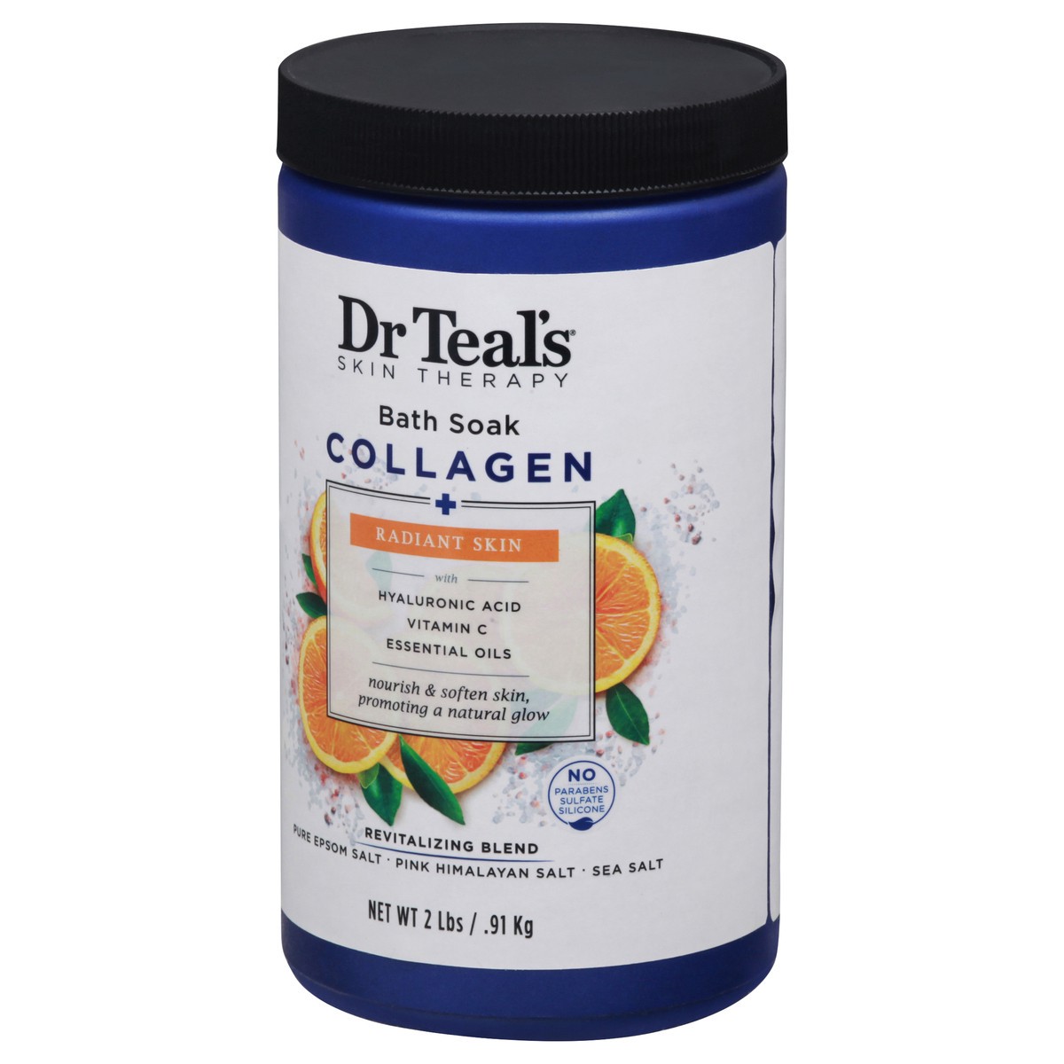 slide 2 of 12, Dr. Teal's Collagen Radiant Skin Bath Soak 2 lb, 2 lb