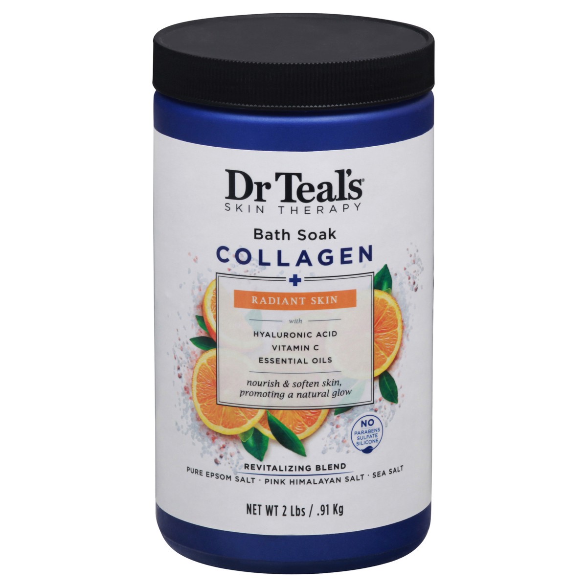 slide 12 of 12, Dr. Teal's Collagen Radiant Skin Bath Soak 2 lb, 2 lb