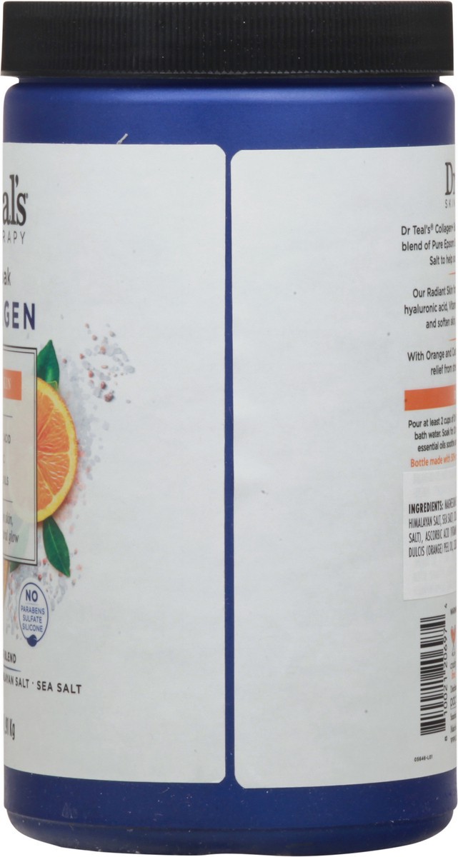 slide 6 of 12, Dr. Teal's Collagen Radiant Skin Bath Soak 2 lb, 2 lb