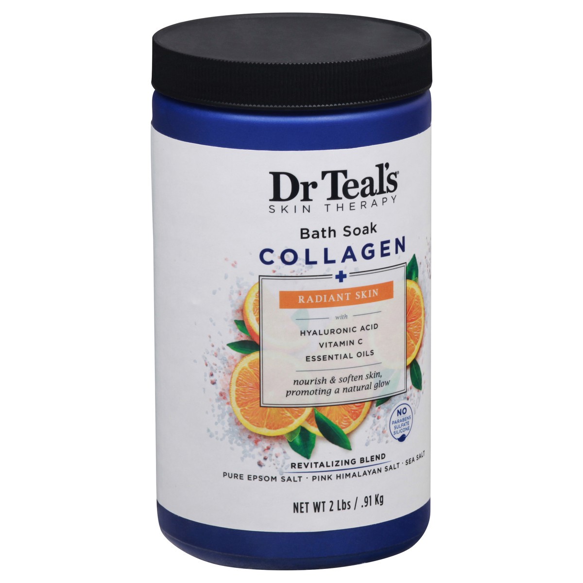 slide 7 of 12, Dr. Teal's Collagen Radiant Skin Bath Soak 2 lb, 2 lb