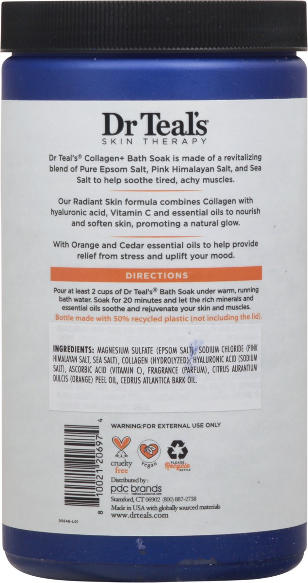 slide 8 of 12, Dr. Teal's Collagen Radiant Skin Bath Soak 2 lb, 2 lb