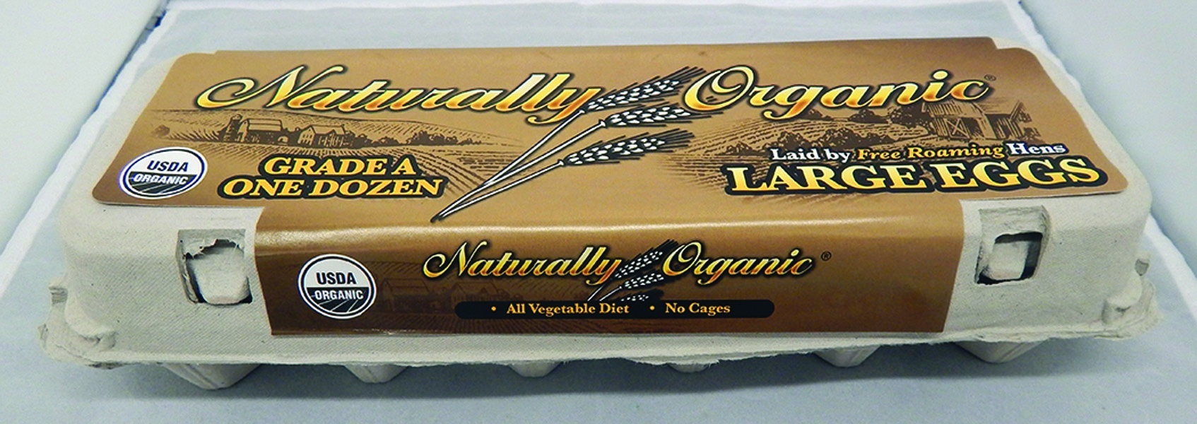 slide 1 of 1, Naturally Organic Large Brown Organic Eggs, 12 ct