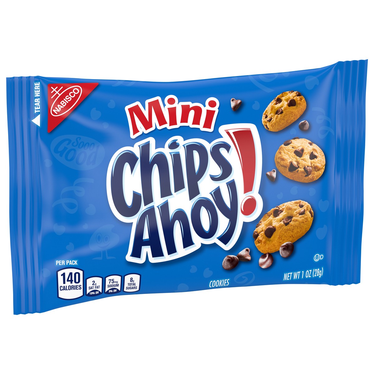 slide 9 of 9, CHIPS AHOY! Mini Chocolate Chip Cookies, 1 oz Snack Pack, 0.06 lb