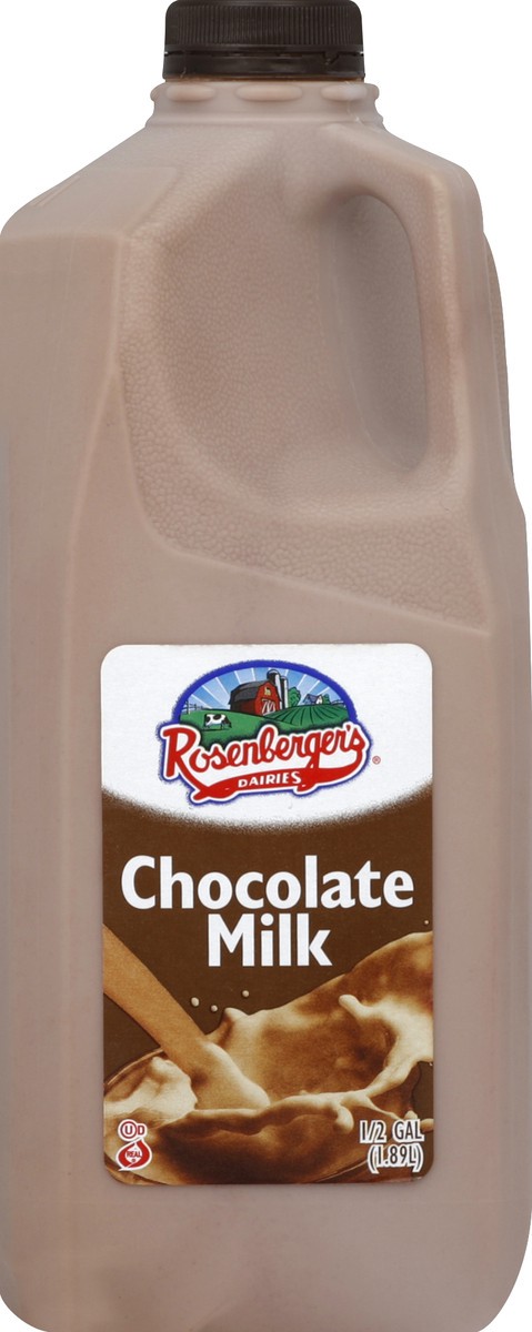 slide 3 of 4, Rosenberger's Whole Chocolate Milk, 1/2 gal