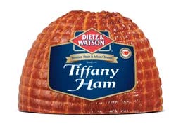 Dietz & Watson Tiffany Uncured Ham 1 ea