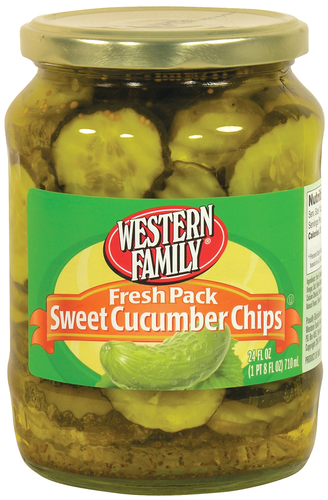 slide 1 of 1, Western Family Fresh Sweet Chips, 24 oz