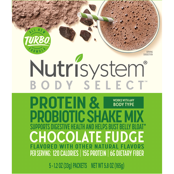 slide 1 of 1, Nutrisystem Everyday Turbo Probiotics Chocolate Shake Mix, 5 ct