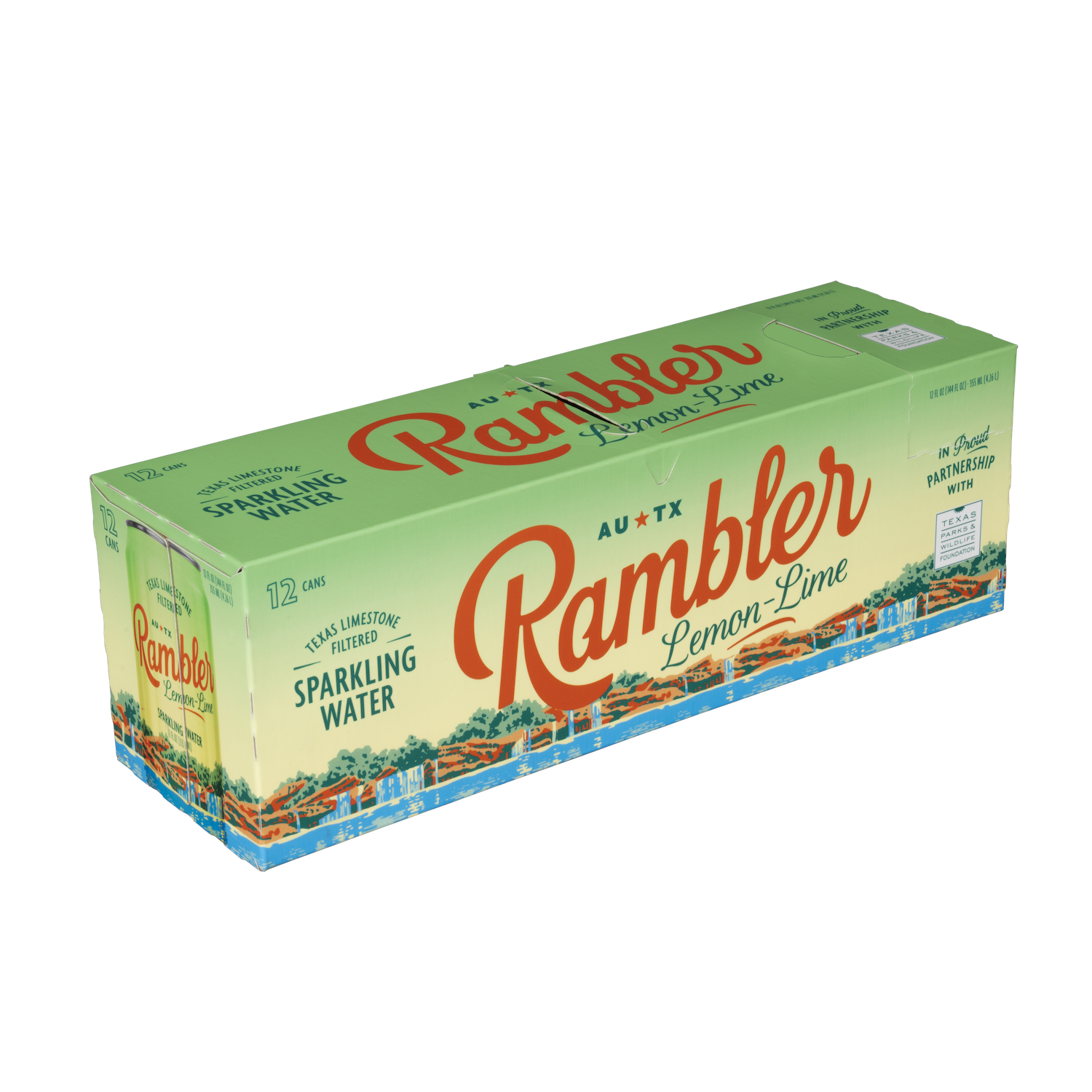 slide 1 of 1, Rambler Sparkling Water - Lemon Lime - 12 ct, 12 ct; 12 oz