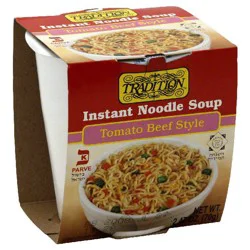 Tradition Tomato Flavored Instant Noodle Soup Cup