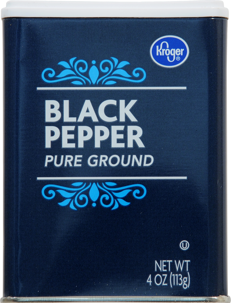 slide 1 of 2, Kroger Pure Ground Black Pepper, 4 oz