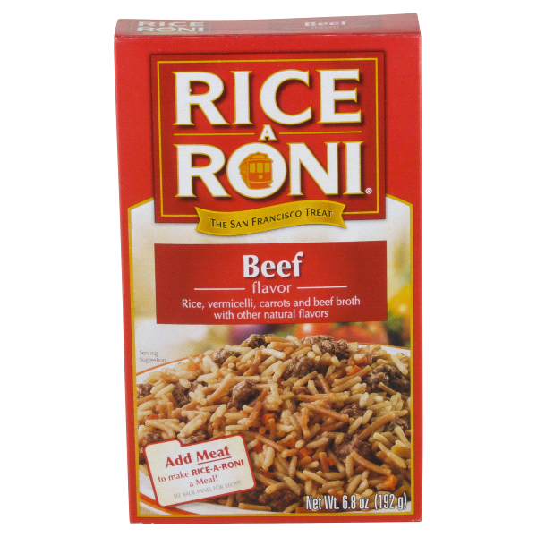 slide 1 of 1, Rice-A-Roni Beef Bns, 7.8 oz