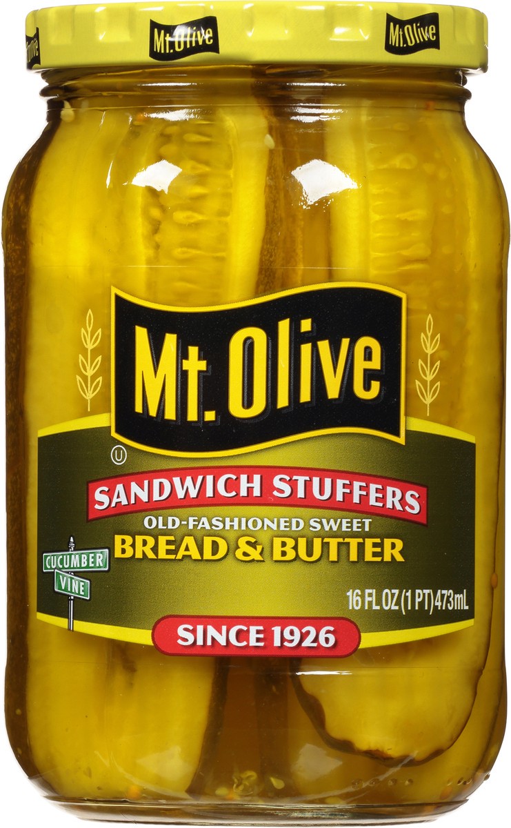 slide 1 of 12, Mt. Olive Old Fashioned Sweet Bread & Butter Sandwich Stuffers Fresh Pack 16 Oz, 16 oz