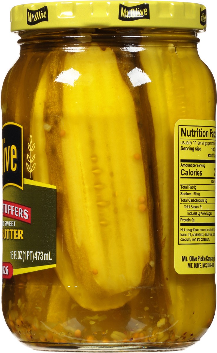 slide 10 of 12, Mt. Olive Old Fashioned Sweet Bread & Butter Sandwich Stuffers Fresh Pack 16 Oz, 16 oz