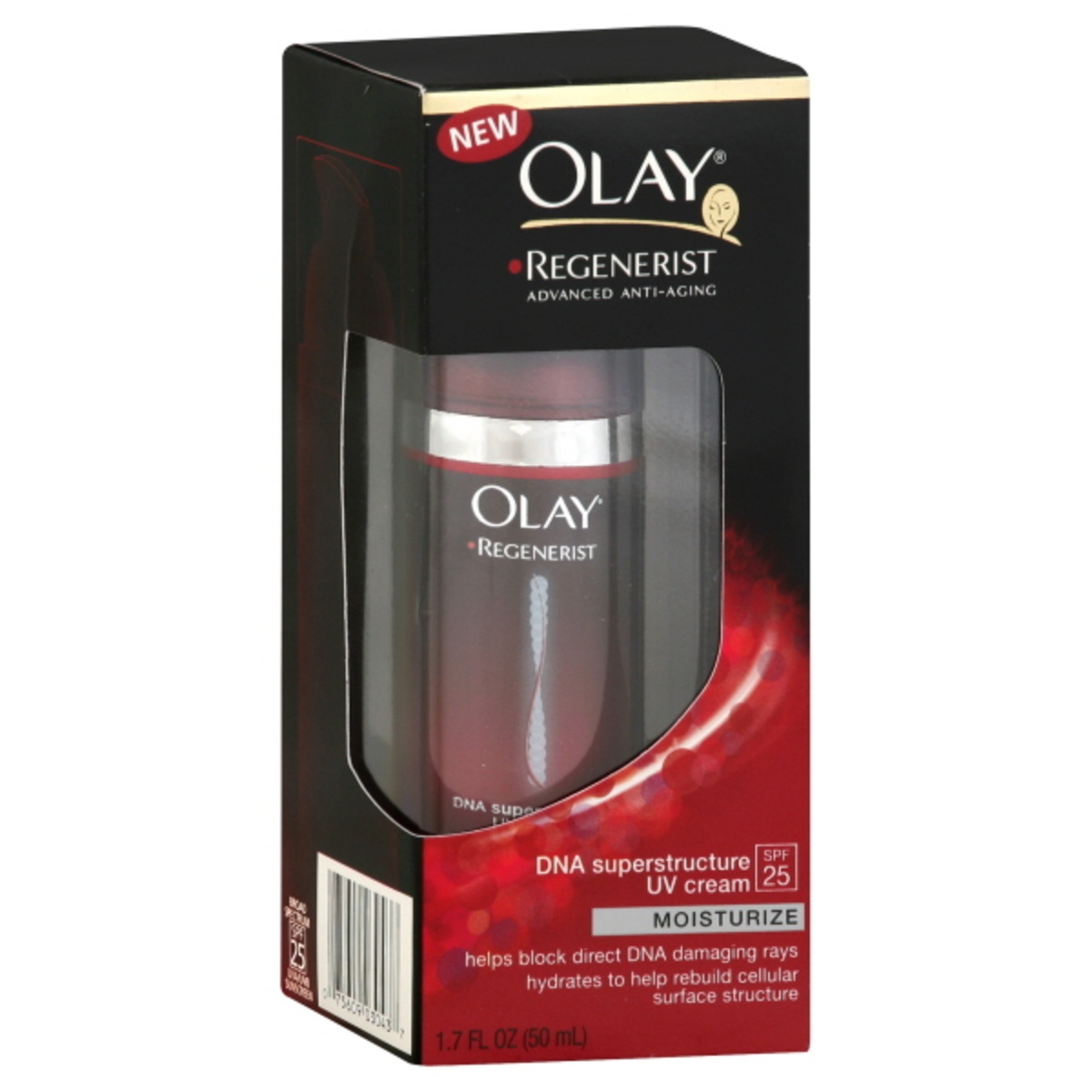 slide 1 of 1, Olay UV Cream, 1.7 oz