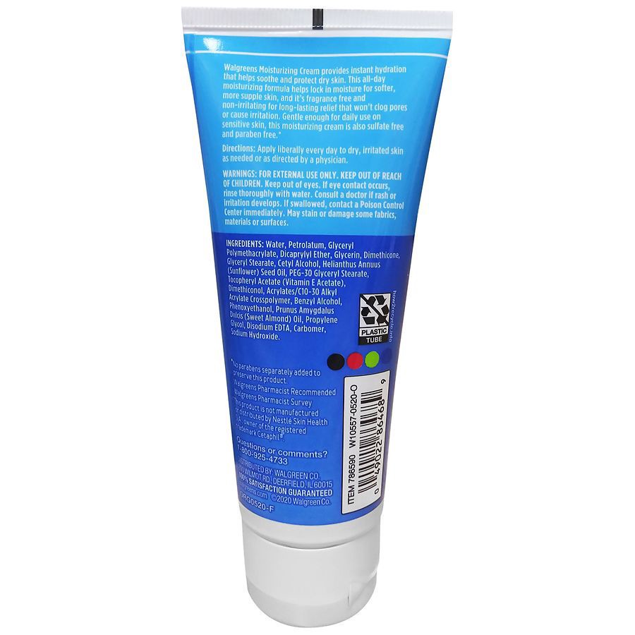 slide 2 of 2, Walgreens Moisturizing Cream, 3 oz