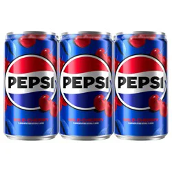 Pepsi Wild Cherry 7.5 Fl Oz Can, Pack of 6