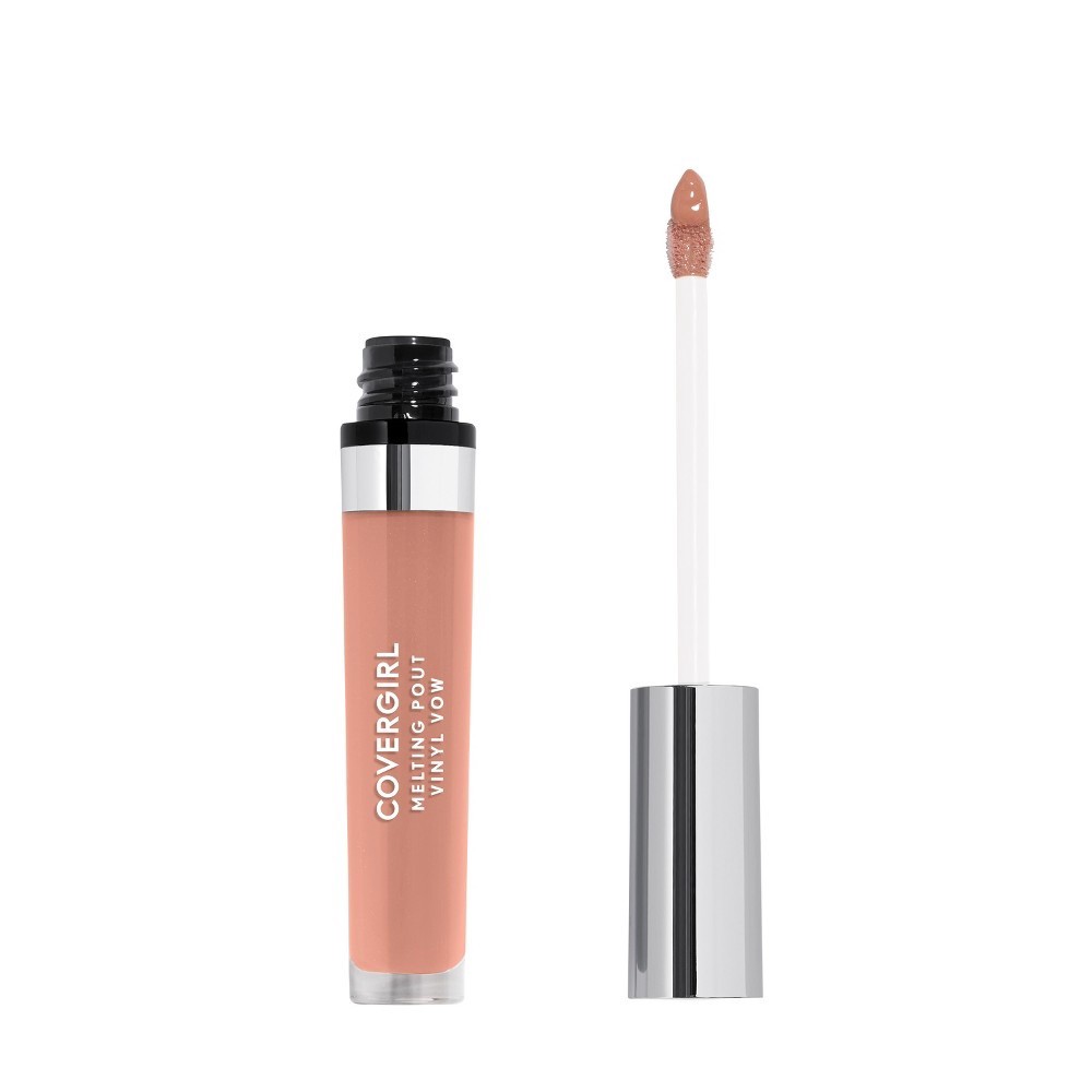 slide 2 of 3, Covergirl Melting Pout Vinyl Vow Lipgloss, Nudist's Dream, 2.427 oz