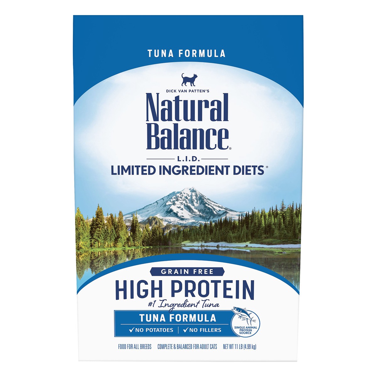 slide 1 of 6, Natural Balance L.I.D. Limited Ingredient Diets Grain Free High Protein Tuna Formula Cat Food 11 lb, 11 lb