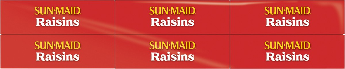 slide 9 of 9, Sun-Maid California Sun-Dried Raisins 6-Pack/1oz Cartons, 6 ct