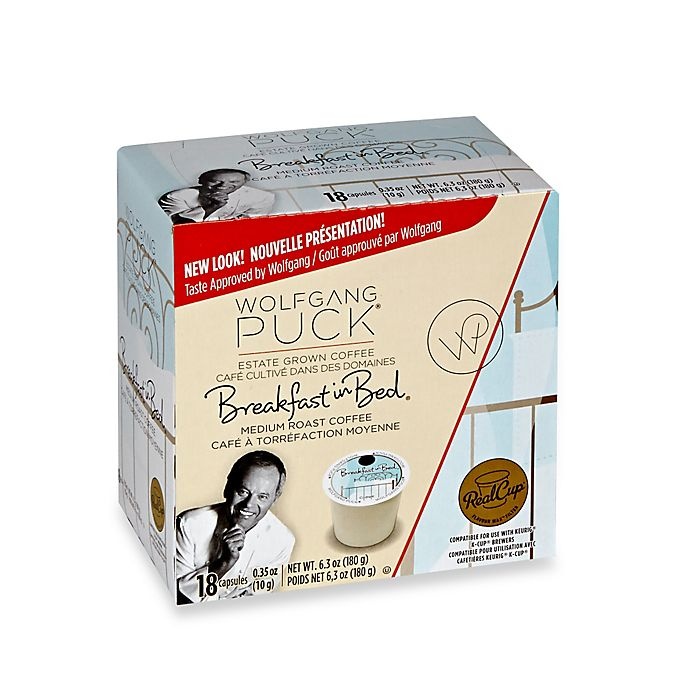 slide 2 of 2, Wolfgang Puck Breakfast - Bed Coffee Pods for Single Serve Coffee Makers, 18 ct