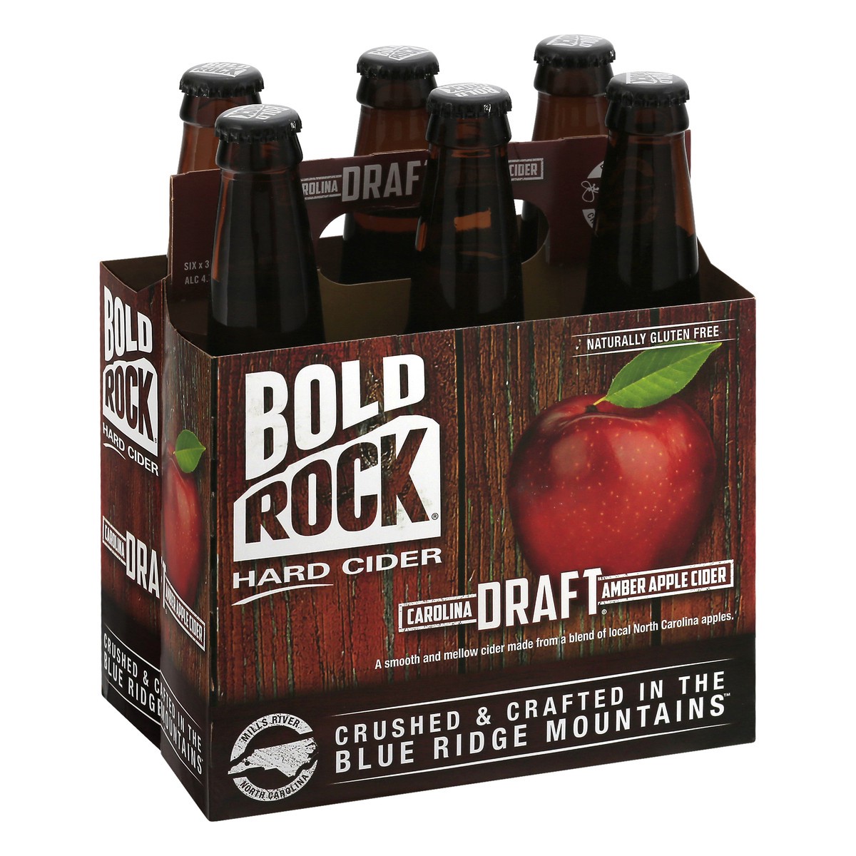 slide 5 of 11, Bold Rock Carolina Draft Amber Apple Hard Cider 6 ea, 6 ct