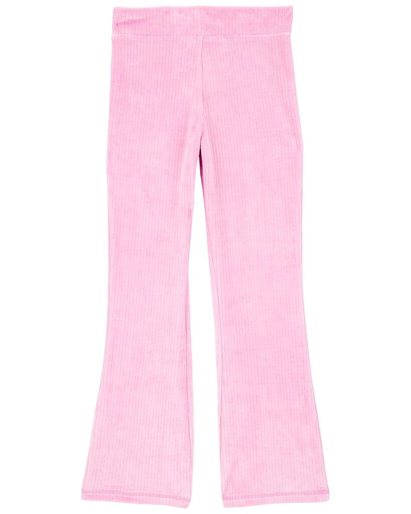 slide 2 of 3, Carter's Kid Flare Velour Pants Pink 10, 1 ct