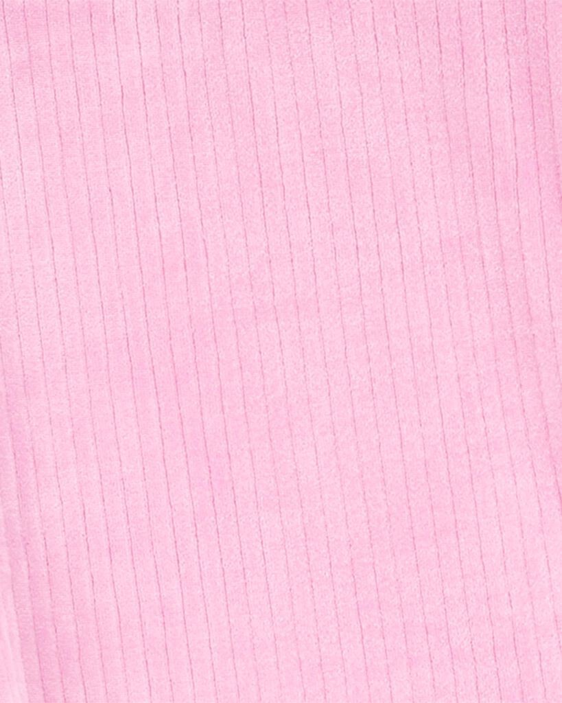 slide 3 of 3, Carter's Kid Flare Velour Pants Pink 10, 1 ct
