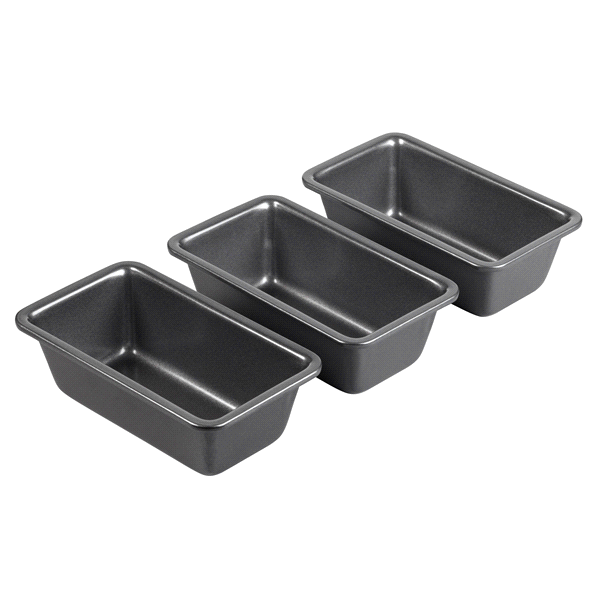 slide 14 of 21, Wilton Non-Stick Mini Loaf Pan Set, 3 ct