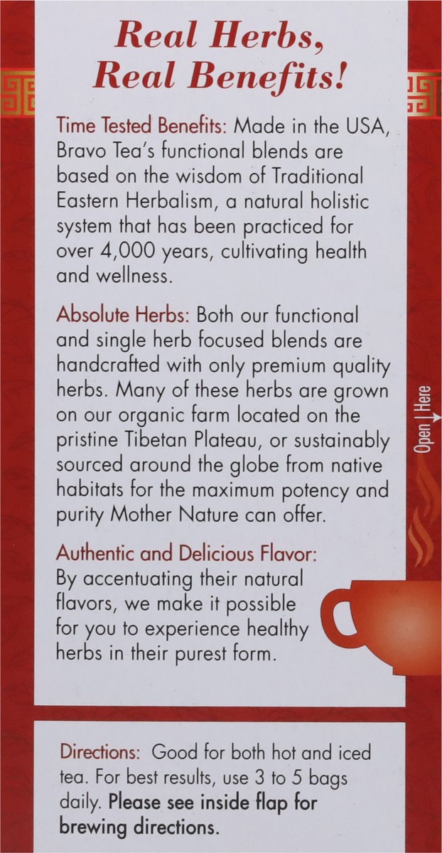 slide 9 of 9, Bravo Tea Absolute Panax Ginseng Herbal Tea 20 Tea Bags - 20 ct, 20 ct