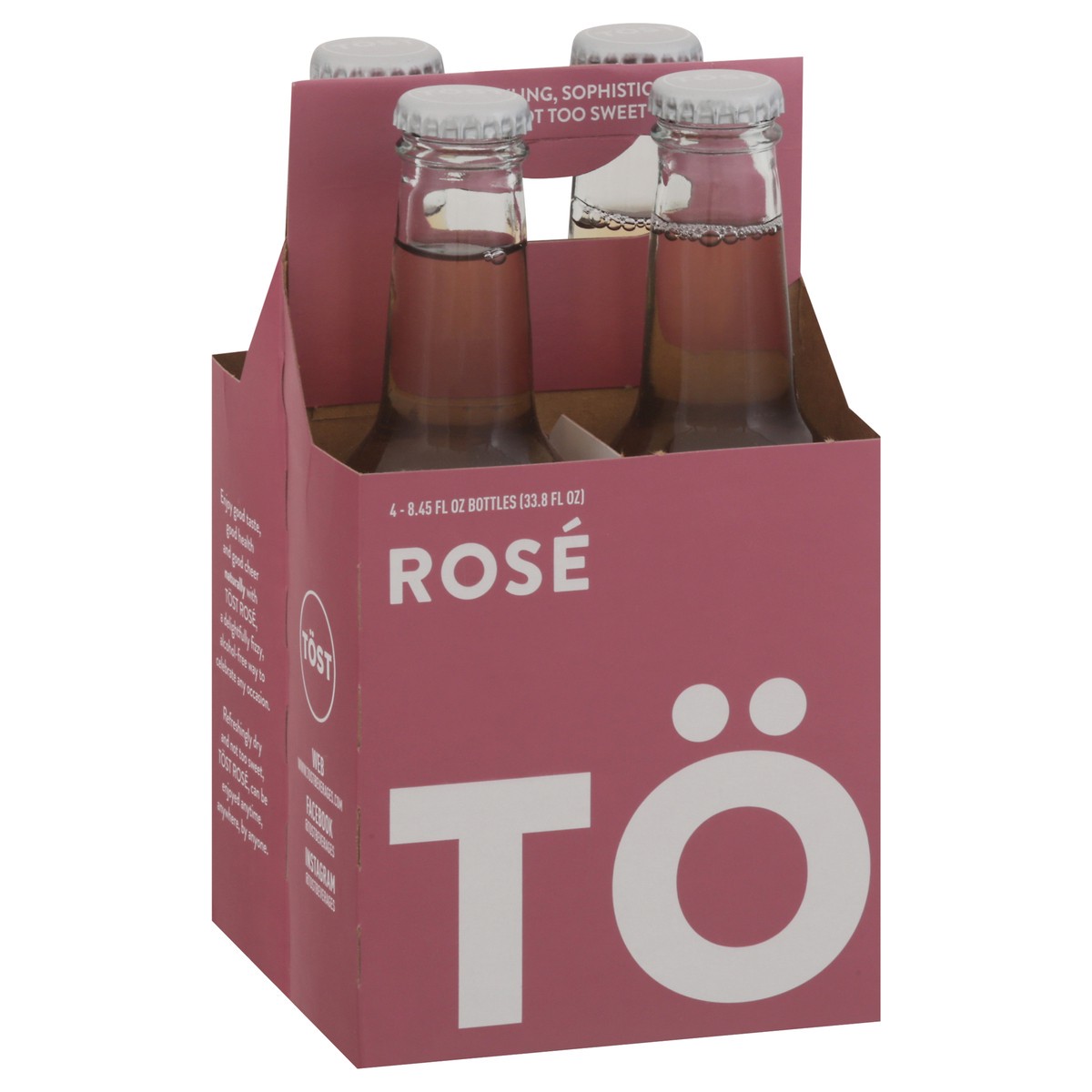 slide 5 of 13, Tost Rose Ginger & Elderberry Sparkling White Tea - 4 ct, 4 ct