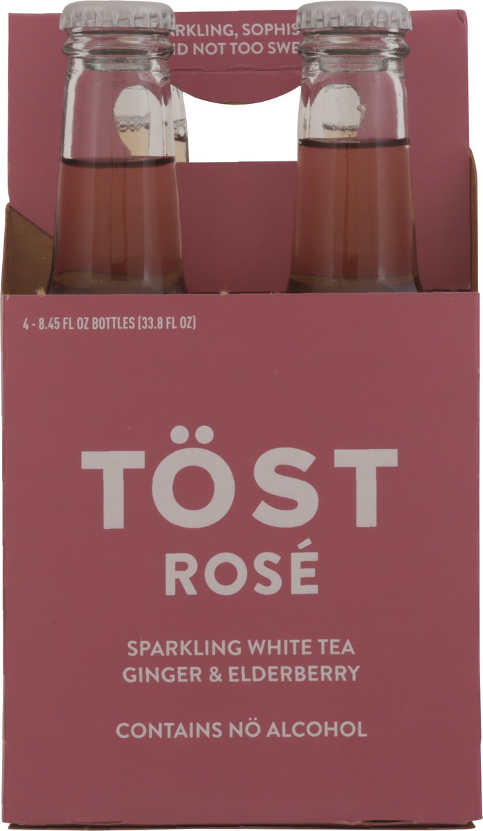 slide 13 of 13, Tost Rose Ginger & Elderberry Sparkling White Tea - 4 ct, 4 ct