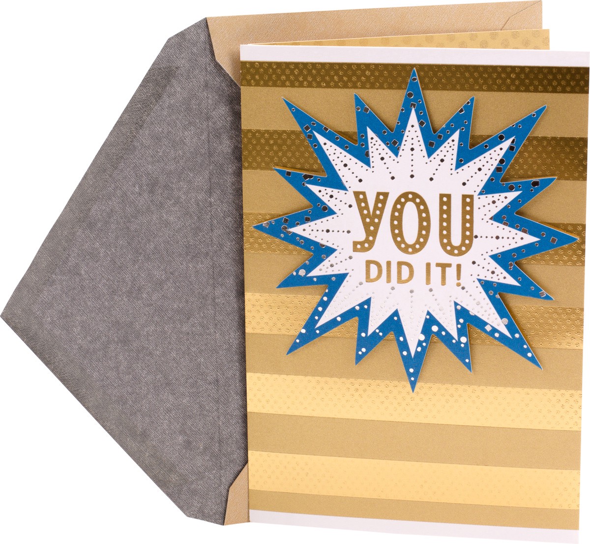 slide 2 of 5, Hallmark Congratulations Card or Graduation Card (You Did It!), 1 ct