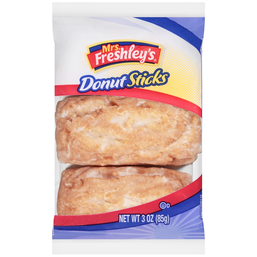 slide 1 of 1, Mrs. Freshley's Donut Sticks 3 Oz. Wrapper, 3 oz