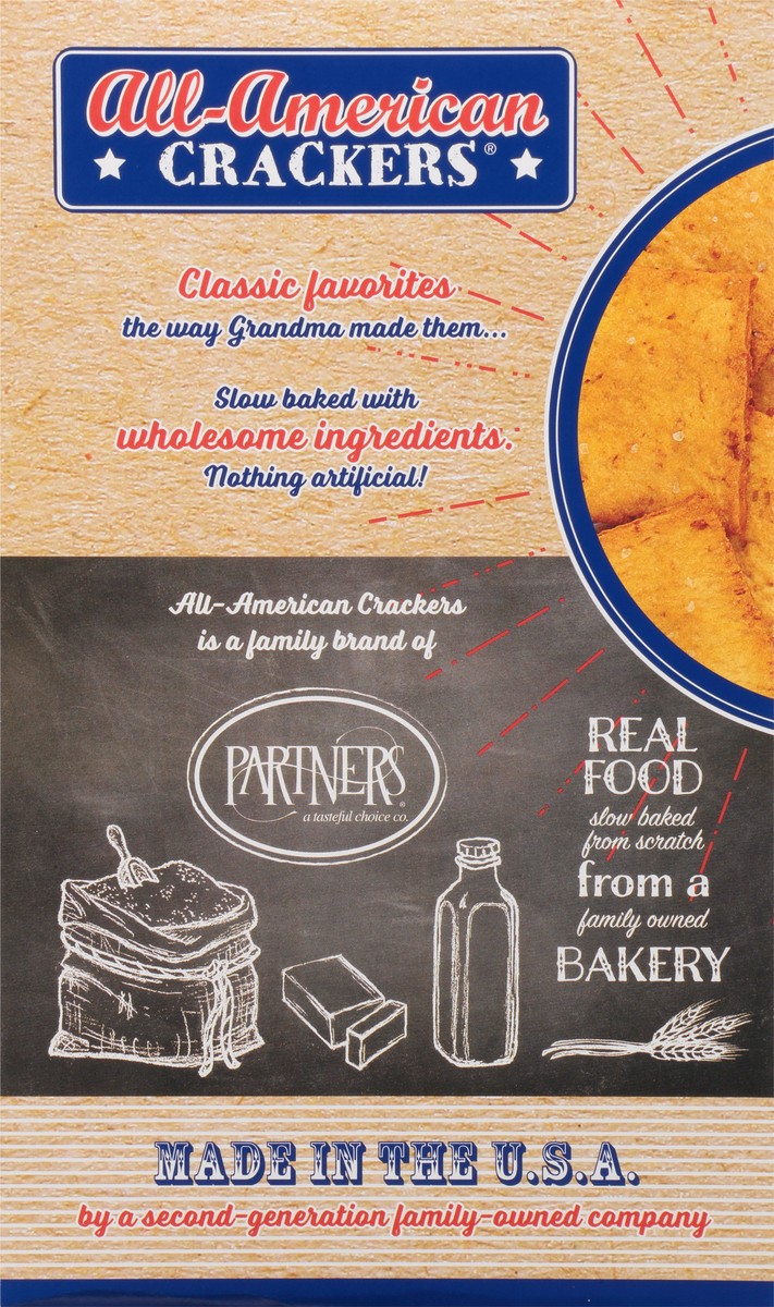 slide 4 of 14, All-American Crackers Crispy Cheese Crackers 4 oz, 4 oz