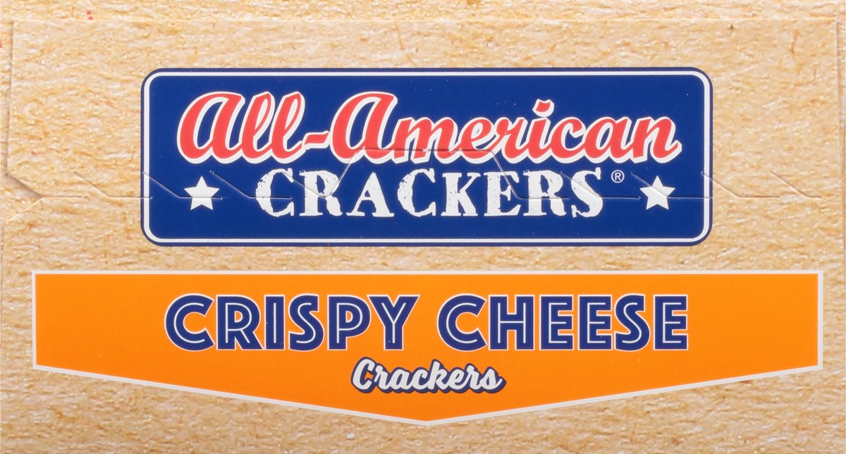 slide 7 of 14, All-American Crackers Crispy Cheese Crackers 4 oz, 4 oz