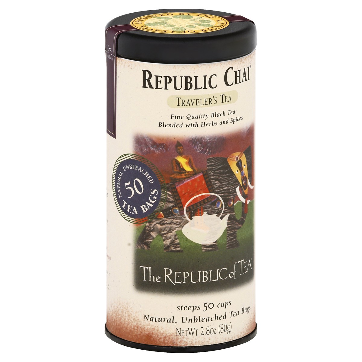 slide 11 of 12, REPUBLIC OF TEA Chai Black Tea - 50 ct, 50 ct