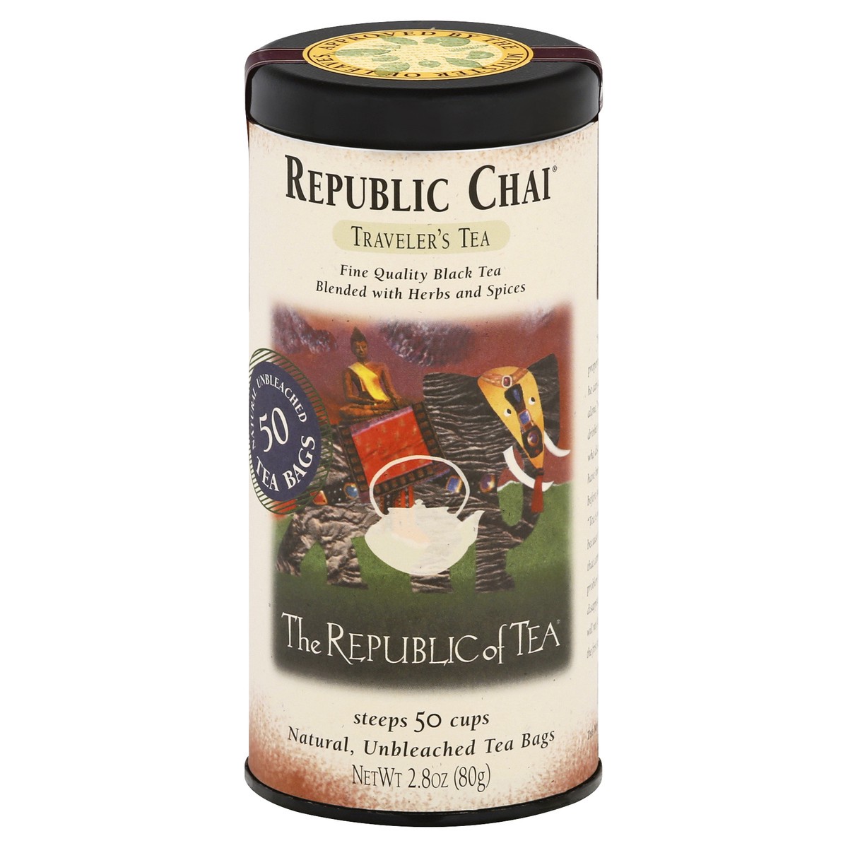 slide 6 of 12, REPUBLIC OF TEA Chai Black Tea - 50 ct, 50 ct