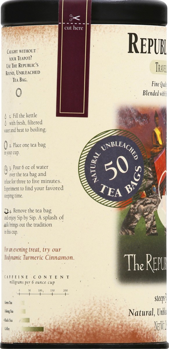 slide 2 of 12, REPUBLIC OF TEA Chai Black Tea - 50 ct, 50 ct