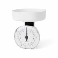 slide 1 of 1, Taylor Mechanical Kitchen Scale White, 1 ct