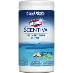Clorox Scentiva® Wipes, Bleach Free Cleaning Wipes - Pacific Breeze & Coconut