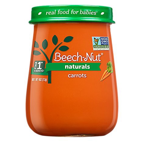 slide 1 of 1, Beech-Nut Naturals Stage 1 Carrots Baby Food - 4 Oz, 4 oz