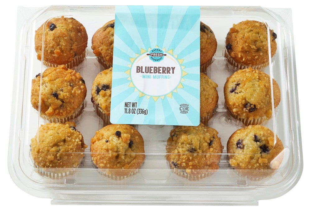 slide 3 of 3, Bakery Fresh Goodness Blueberry Mini Muffins, 12 ct