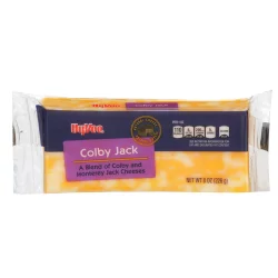 Hy-vee Colby Jack A Blend Of Colby And Monterey Jack Cheeses