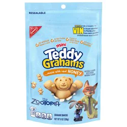 TEDDY GRAHAMS Mini Honey Graham Snacks, Kids Snacks, 8 oz