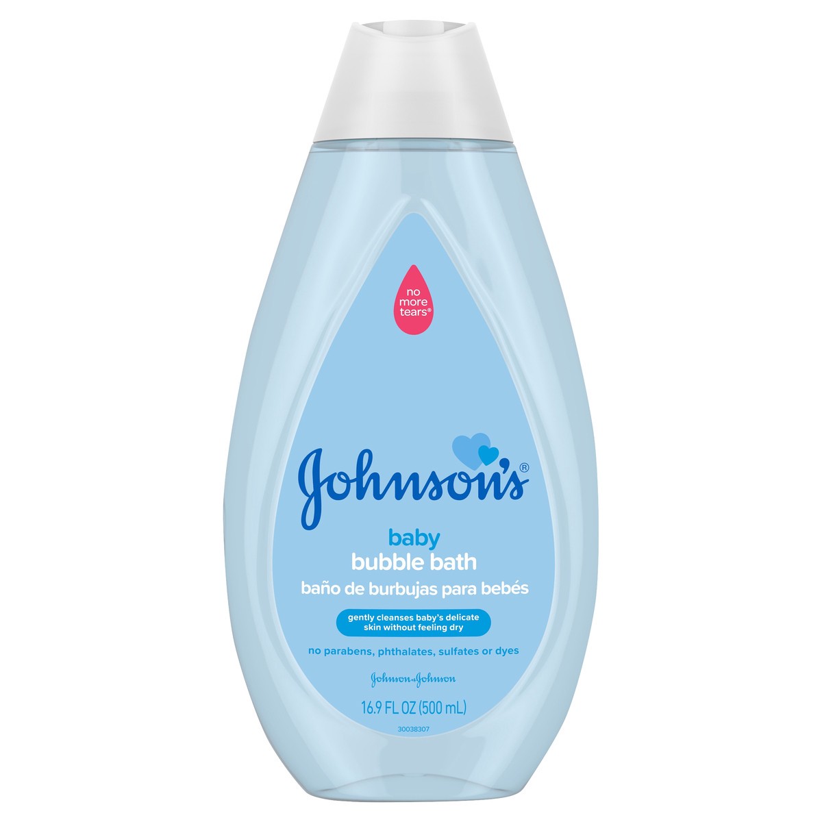 slide 4 of 6, Johnson's Bubble Bath for Gentle Baby Skin Care, Paraben-Free & Pediatrician-Tested Baby Bubble Bath, 16.9 fl. oz, 16.9 fl oz