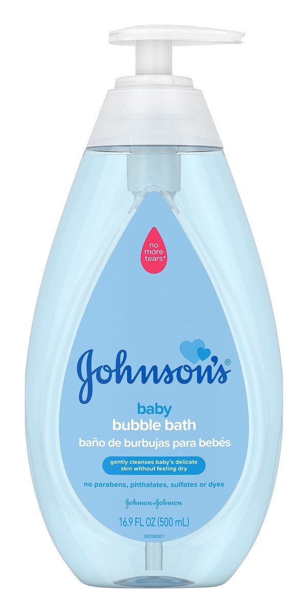 slide 1 of 6, Johnson's Bubble Bath for Gentle Baby Skin Care, Paraben-Free & Pediatrician-Tested Baby Bubble Bath, 16.9 fl. oz, 16.9 fl oz