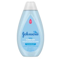 Johnson's Bubble Bath for Gentle Baby Skin Care, Paraben-Free & Pediatrician-Tested Baby Bubble Bath, 16.9 fl. oz